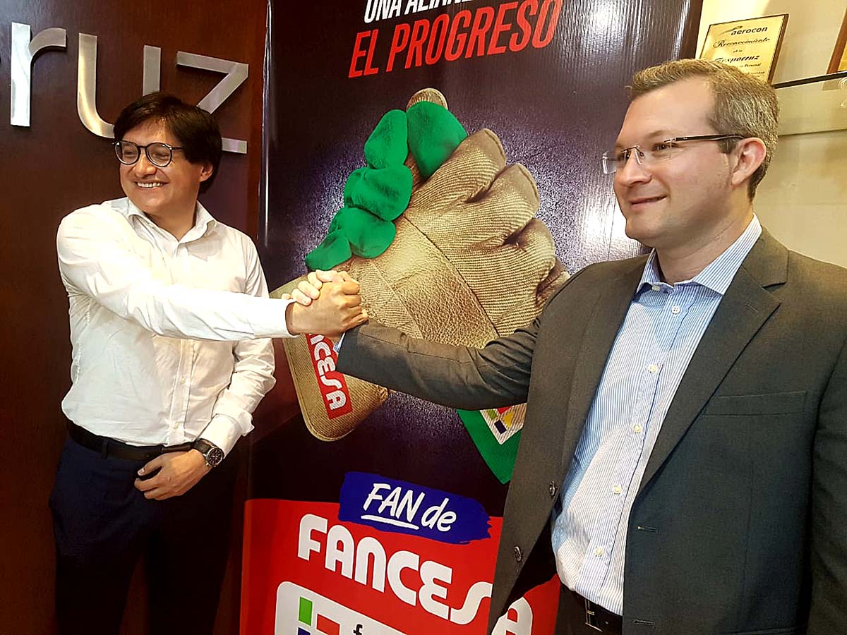 Fancesa y Fexpocruz sellan alianza para pavimentar 5.000 m2 en predio ferial