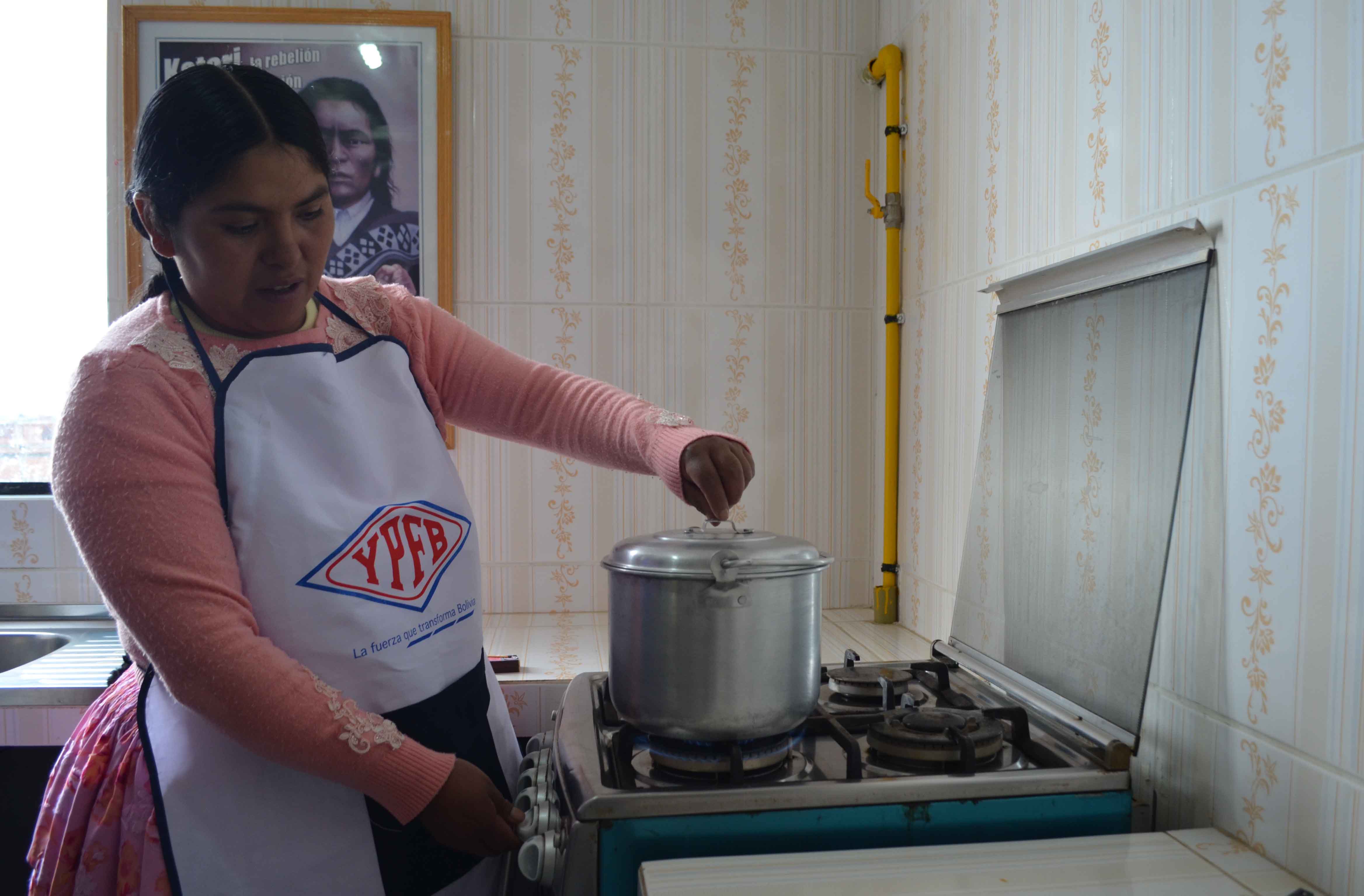 YPFB destaca que más de 4 millones de bolivianos tienen acceso al gas domiciliario