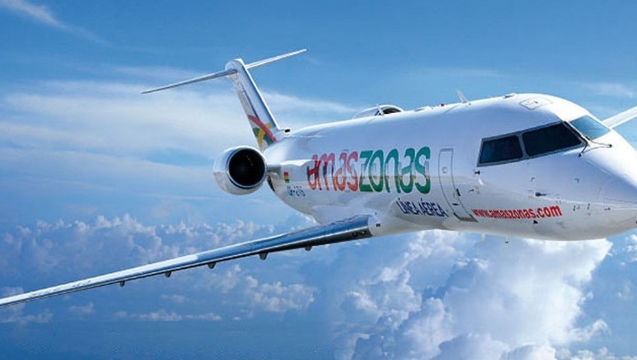 Amaszonas no volará más desde Córdoba a Uruguay y Bolivia