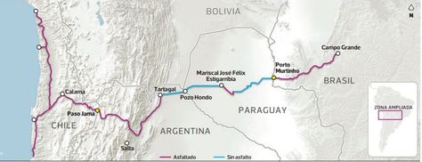 Chile y Brasil: corredor bi-oceánico sin Bolivia