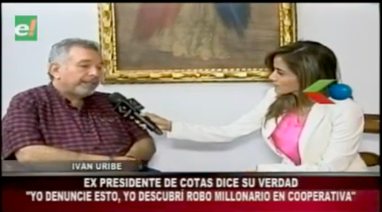 Iván Uribe expresidente COTAS: “Yo denuncié el robo millonario en la cooperativa”
