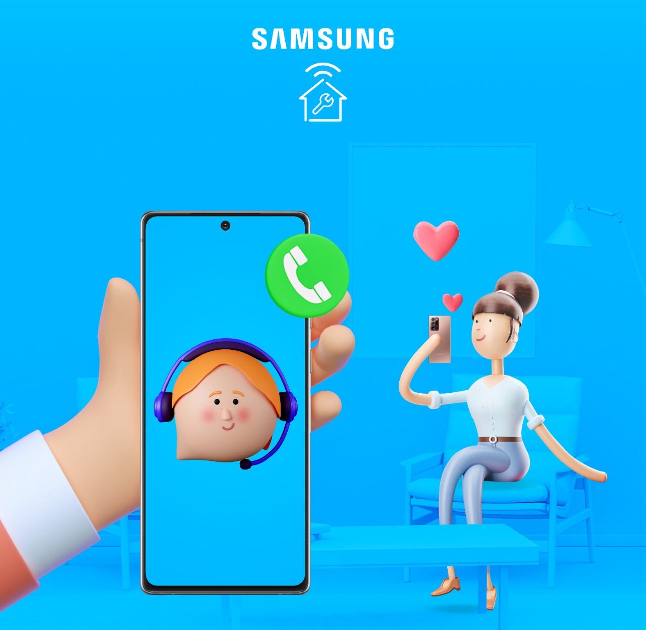Samsung ofrece servicio remoto para asistir a sus clientes sin salir de casa