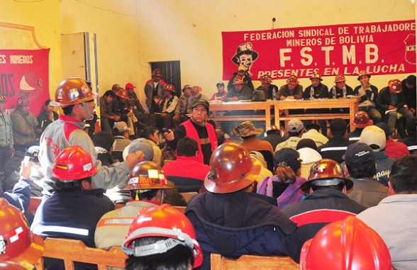 Mineros solicitan reunión con presidente Luis Arce para reactivar ese sector