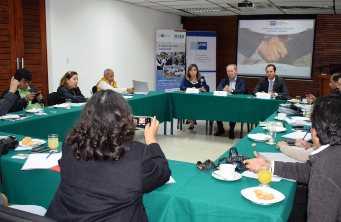 Expertos alemanes voluntarios apoyan  el desarrollo de empresas en Bolivia