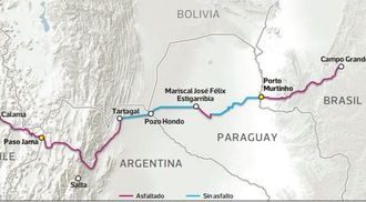 Chile y Brasil: corredor bi-oceánico sin Bolivia