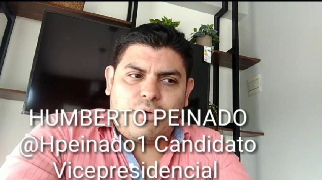 Bajar impuestos, desregular y liberar fuerzas del mercado: palabra del candidato vicepresidencial Humberto Peinado