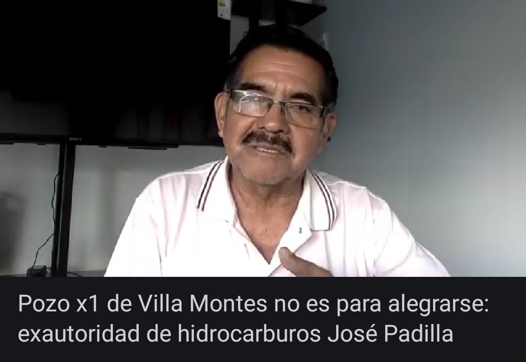 Pozo X1 de Villa Montes «no es para alegrarse»: exautoridad de hidrocarburos José Padilla