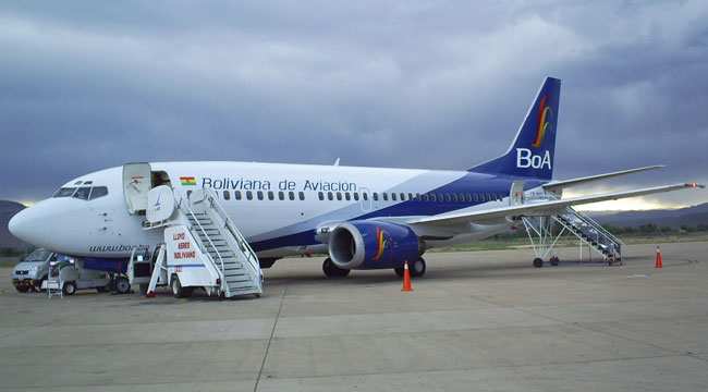Vuelo de terror de aerolínea estatal boliviana BOA