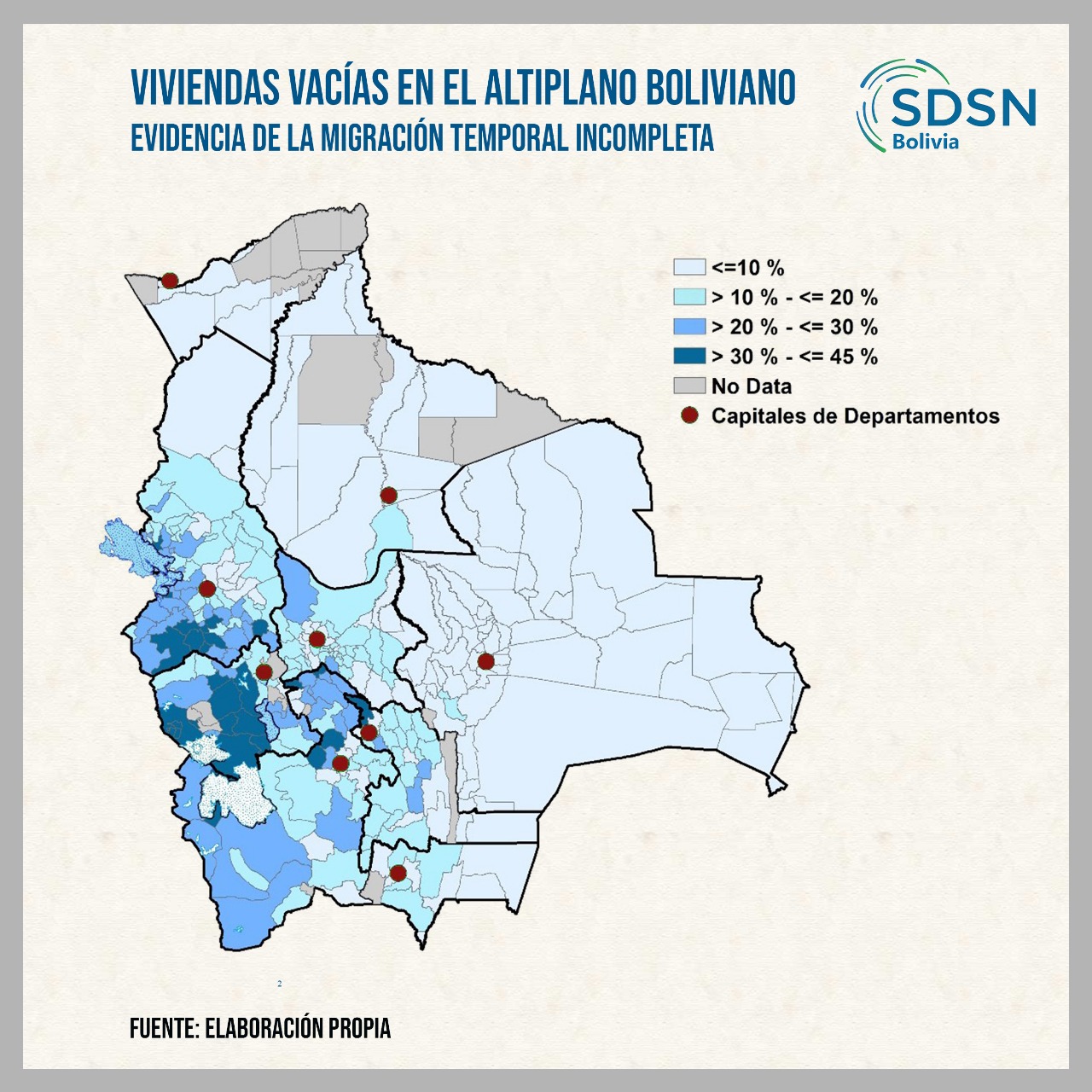 Viviendas vacías en el Altiplano de Bolivia: Evidencia de la migración temporal e incompleta
