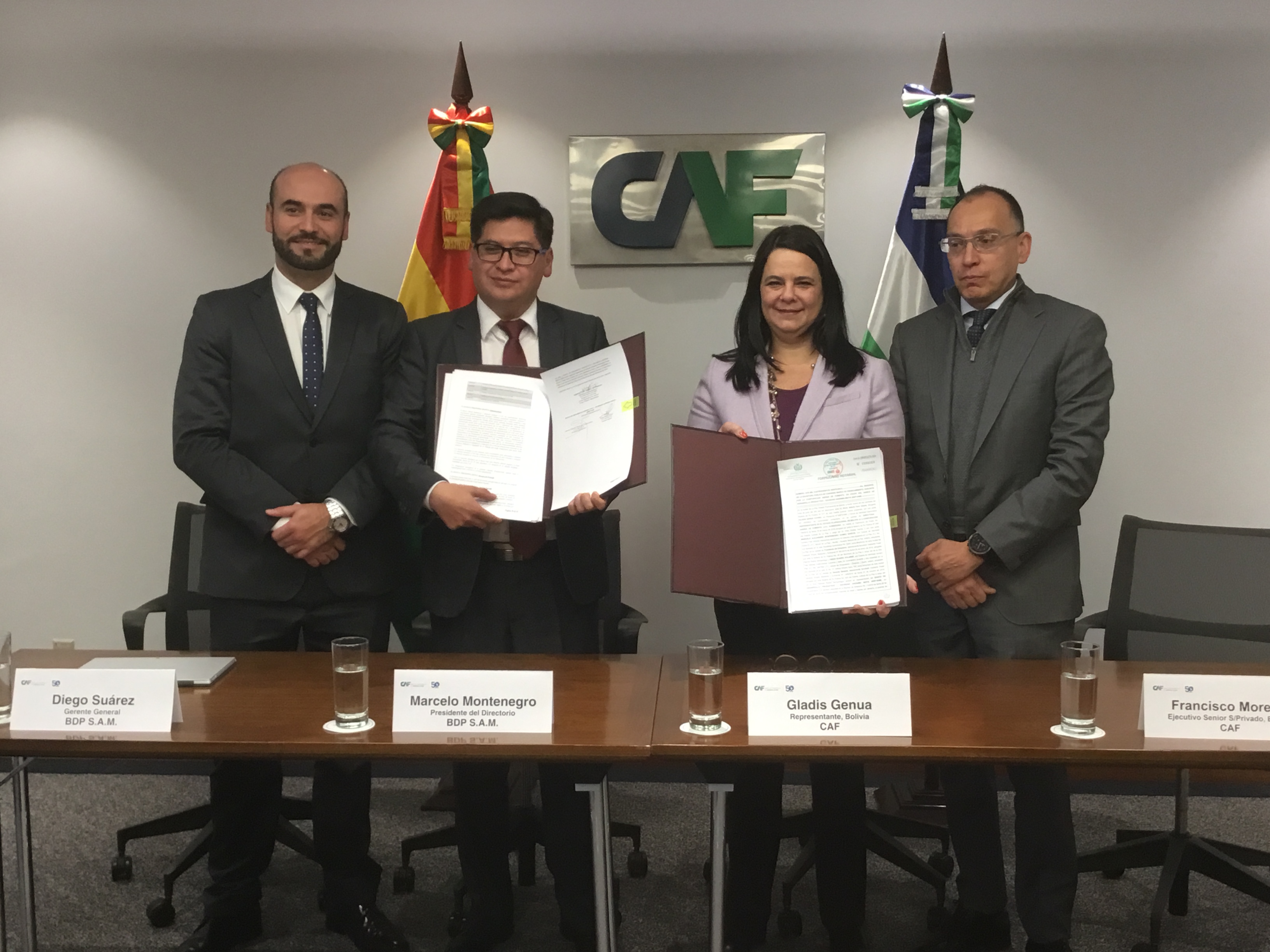CAF aprueba línea de crédito de hasta USD 10 millones para fortalecer al Banco de Desarrollo Productivo de Bolivia