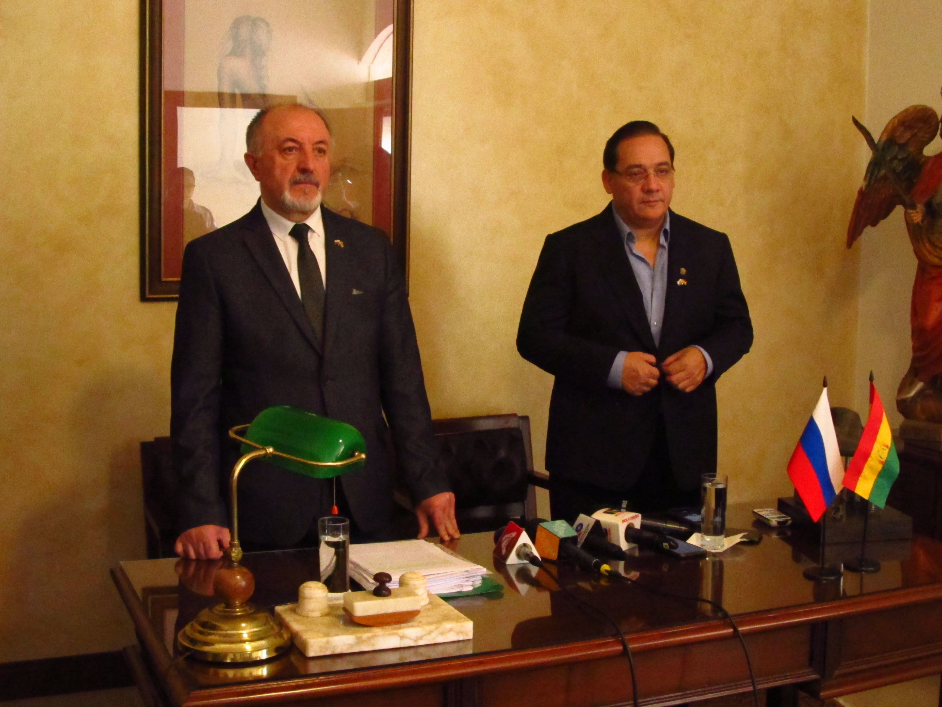 Rusia y Bolivia firman acuerdos gubernamentales en distintas áreas