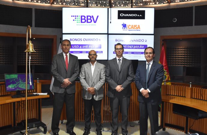 OVANDO S.A. recibe financiamiento por Bs. 98 millones a través de la Bolsa Boliviana de Valores