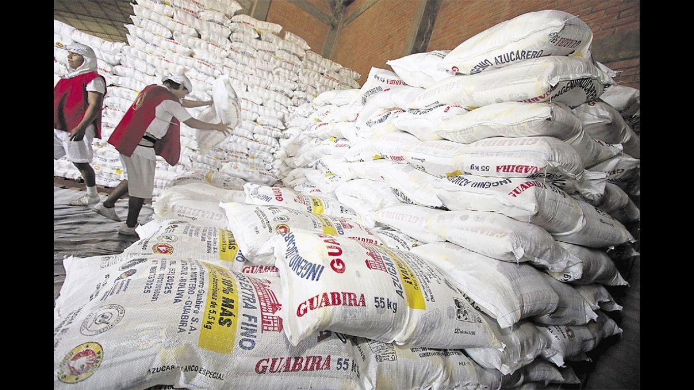 Bolivia amplía cuota de exportación de azúcar a EEUU