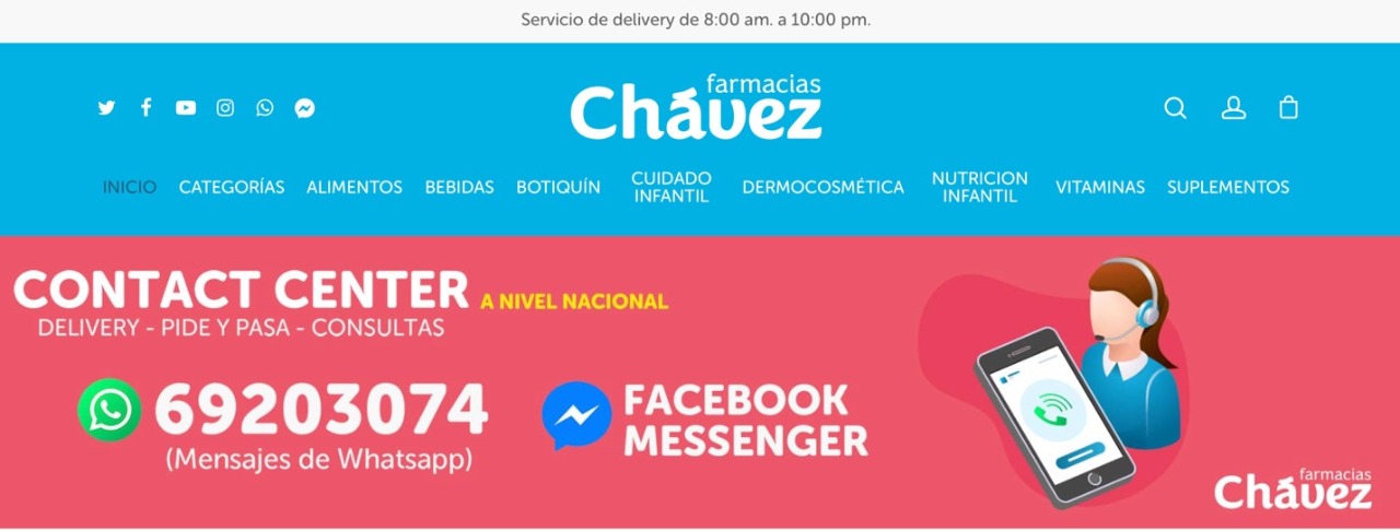 Farmacias Chávez habilita moderno canal de venta online