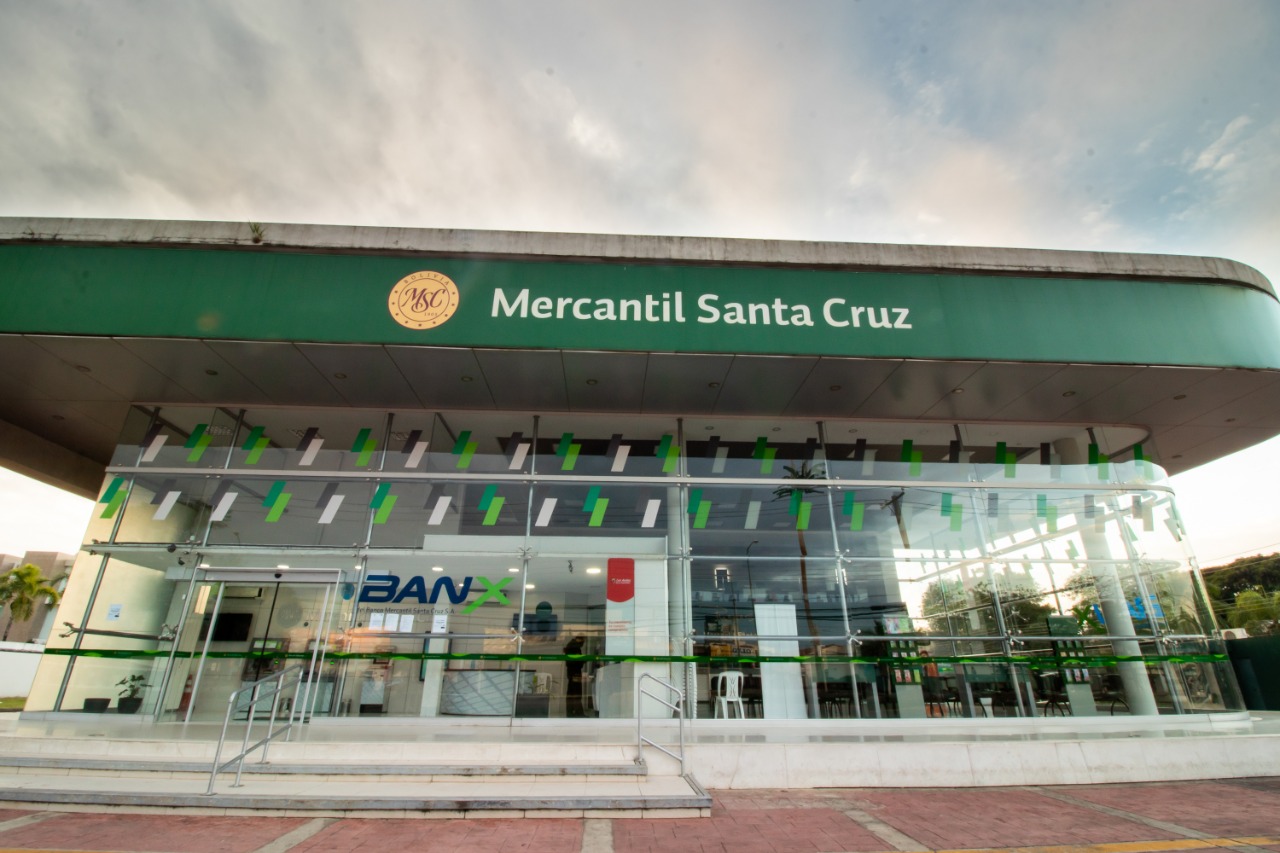 Durante el confinamiento el Banco Mercantil Santa Cruz registró más de 30 millones de transacciones