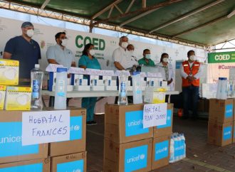 Gobernación de Santa Cruz recibe equipos de bioseguridad de UNICEF