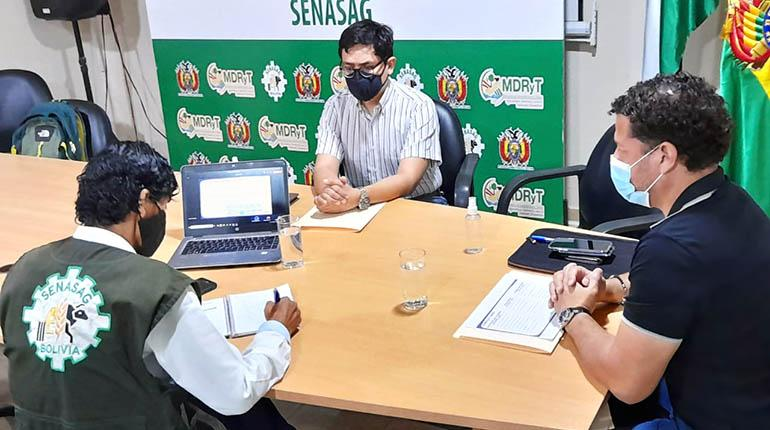 Senasag y empresarios coordinan acciones para agilizar trámites de exportación de productos alimenticios