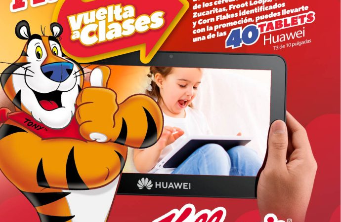 Kellogg’s y Huawei se unen a través de una campaña para promover el aprendizaje de los niños bolivianos desde casa