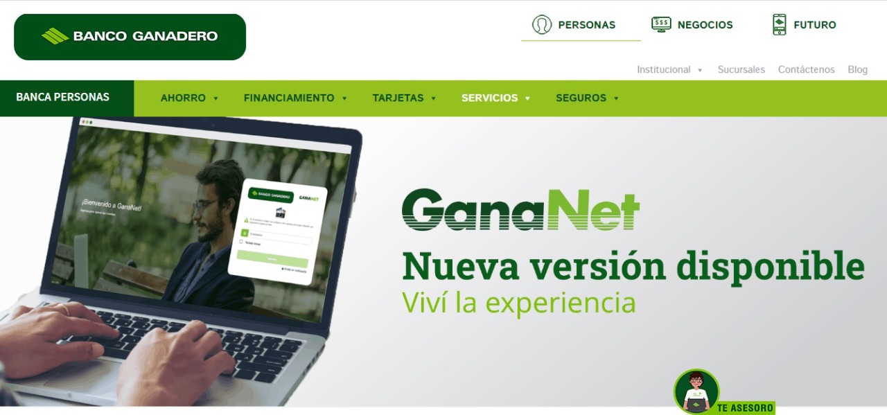 Banco Ganadero lanza una nueva versión de GanaNet con más funciones y gráfica más intuitiva