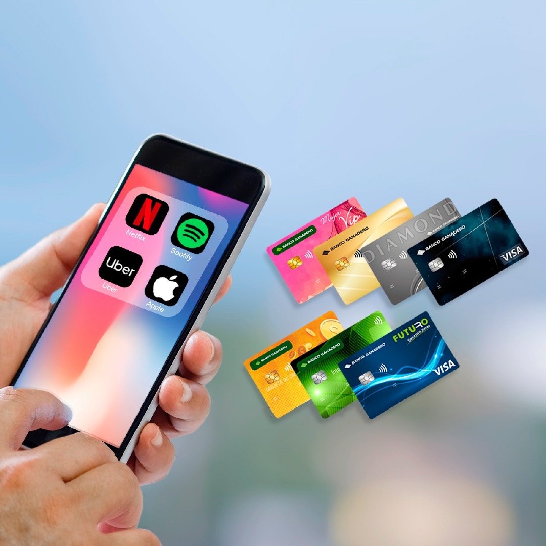 Banco Ganadero habilita pago de app favoritas para clientes con seguro para sus tarjetas