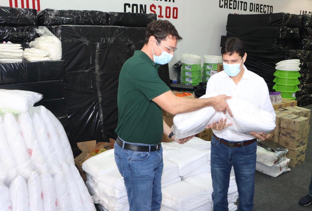 CAINCO entrega donación al Gobierno Autónomo Municipal de Montero para apoyar la lucha contra el coronavirus