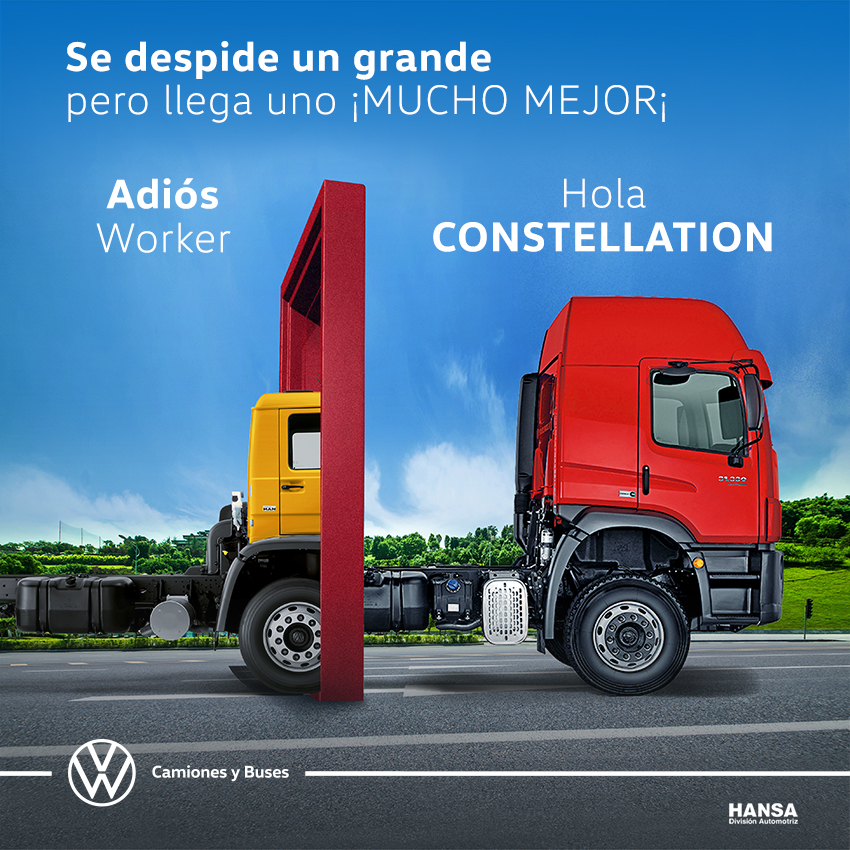 Volkswagen despide con un homenaje a su legendario camión Worker, dando paso a la nueva línea Constellation