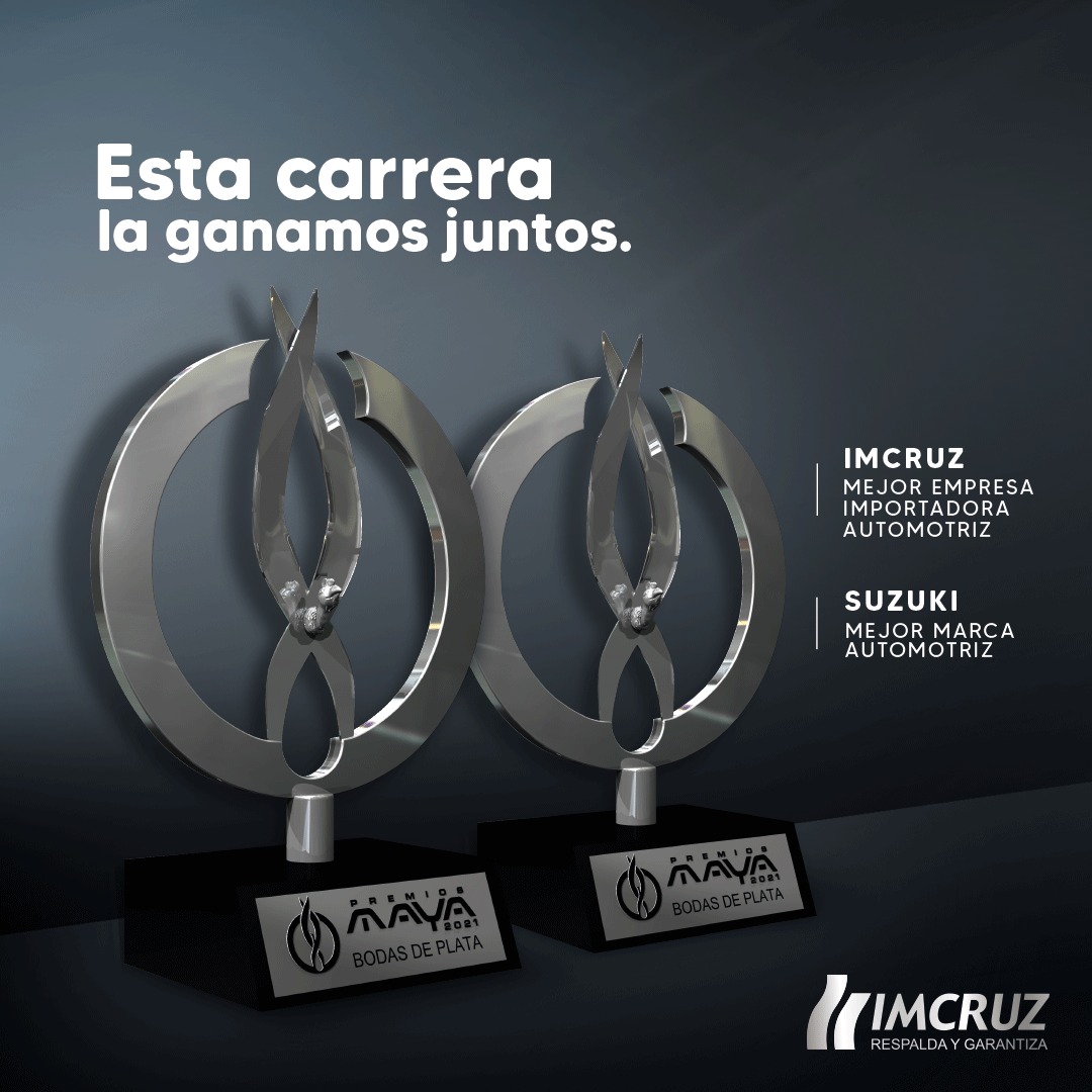 Imcruz y Suzuki reciben los Premios Maya a la excelencia en el servicio