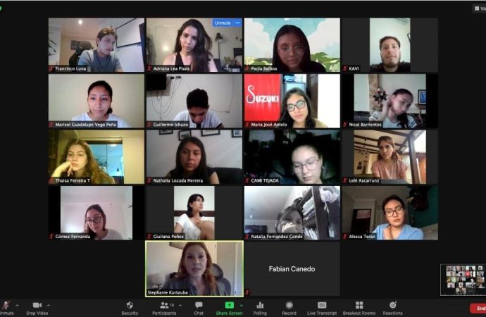 Taller de teatro UPSA con invitadas de lujo