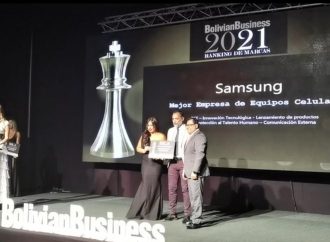 Samsung es reconocido como la ‘Mejor Empresa de Equipos Celulares’ de Bolivia.