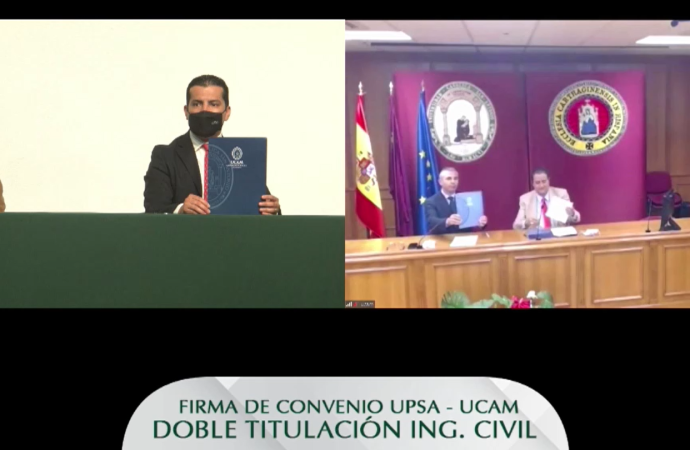 INGENIERÍA CIVIL, NUEVA CARRERA DE LA UPSA CON OPCION A DOBLE TITULACION CON LA UNIVERSIDAD CATÓLICA DE MURCIA.