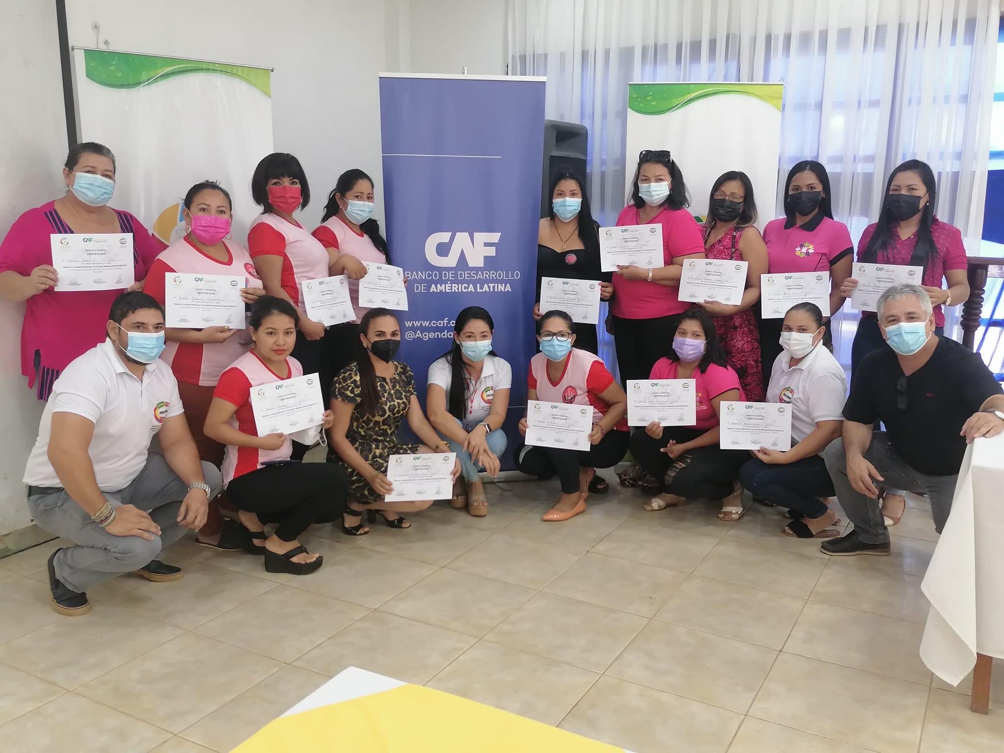 Por segundo año, CAF apoya la capacitación de las mujeres emprendedoras de Pando.