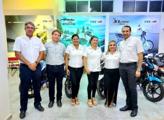SACI amplía la presencia de las motocicletas TVS en Trinidad.