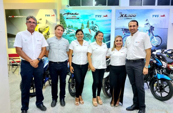 SACI amplía la presencia de las motocicletas TVS en Trinidad.