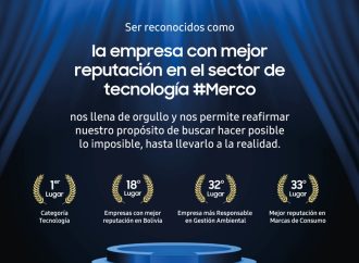Ranking Merco: Samsung lidera el sector de tecnología en Bolivia