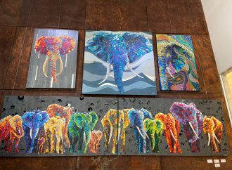 Obras de Koqui Handal formaron parte de la noche de museos en Manzana40
