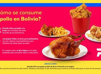 El pollo con papas fritas, el más pedido por los bolivianos
