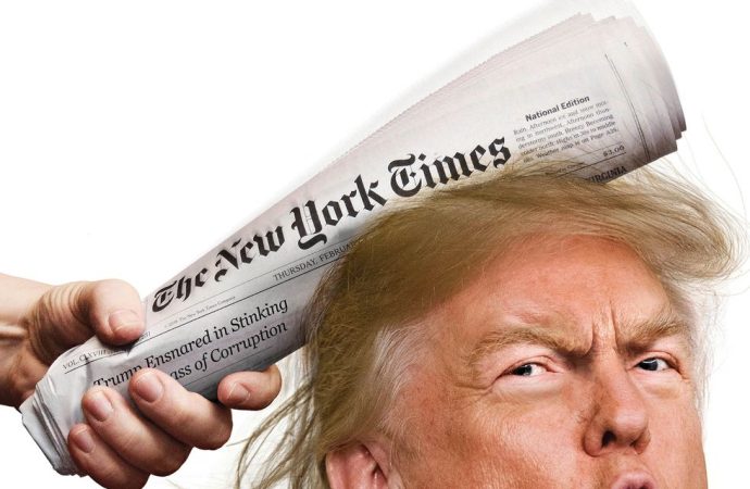 Juez ordena a Trump pagar a The New York Times y 3 periodistas por gastos legales