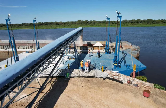 Puerto Busch consolida su papel estratégico: exportación de yeso abre puertas a un nuevo horizonte comercial para Bolivia