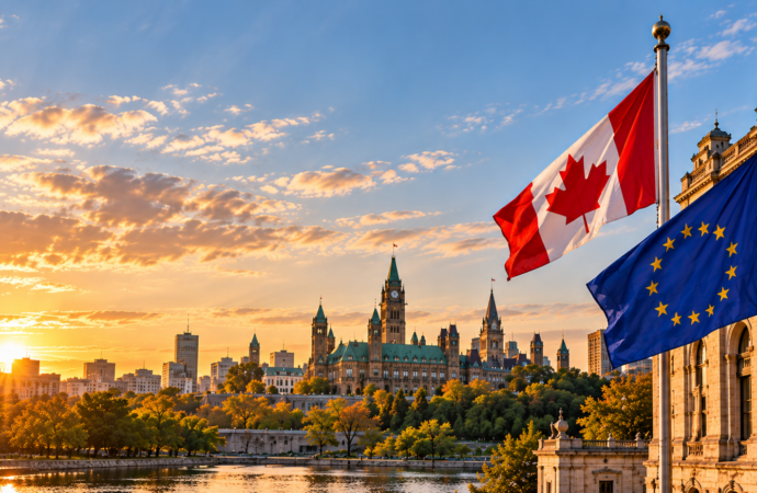 Canadá y Europa construyen una alianza económica para depender menos de Estados Unidos